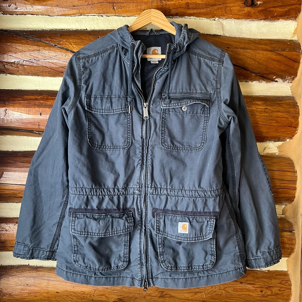 Cotton Carhartt Zip Utility Jacket S